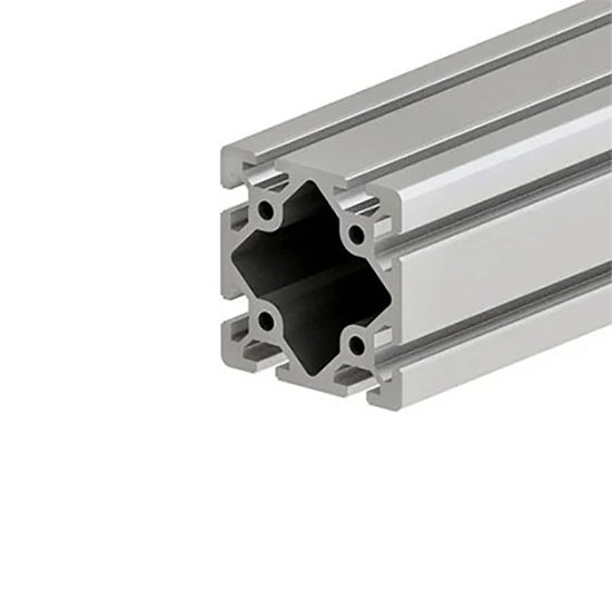 Perfil de extrusión de aluminio anodizado de varios colores de pieza de procesamiento CNC de alta calidad